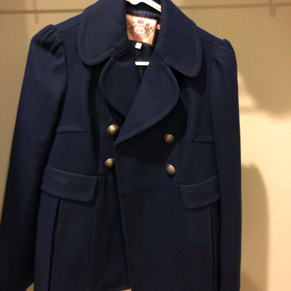 Juicy Couture Navy wool coat
